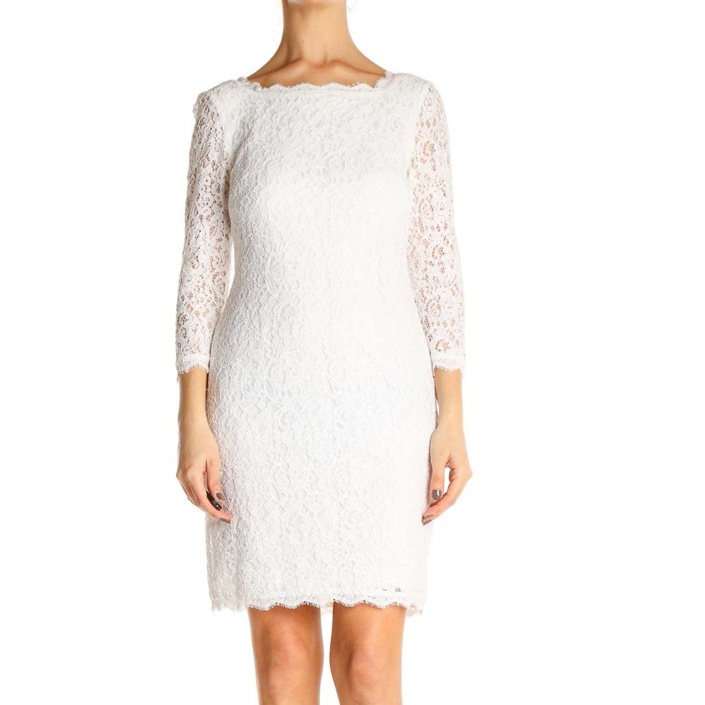 Adrianna Papell Lace Bridal Dress
